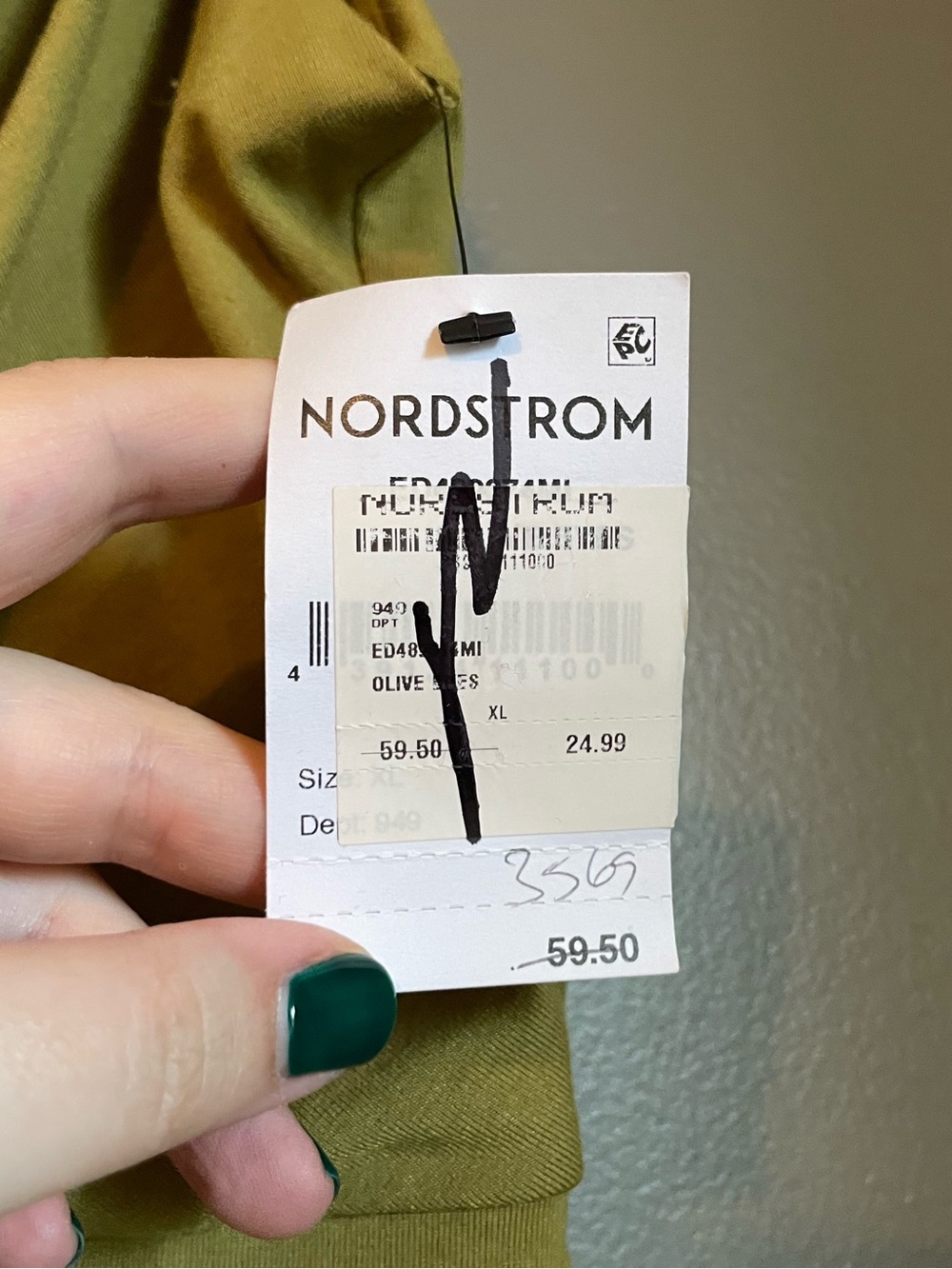 NWT Open Edit Sz XL Women’s Olive Green Pleated Sleeveless Mini Dress Ret $59! - Picture 9 of 14